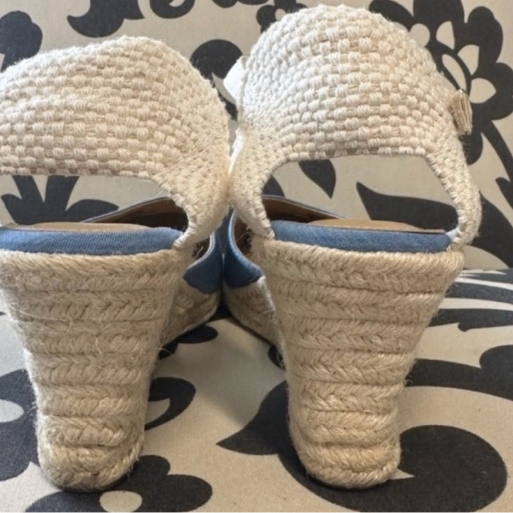 J. Crew Chambray Ankle Strap
Espadrille Wedges - Picture 5 of 11